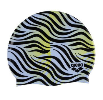 Czepek pływacki silikonowy Arena Print 2 Zebra
