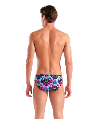 Kąpielówki slipy męskie na basen treningowe Arena Briefs Chameleons