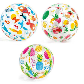 Piłka Dmuchana plażowa Intex print