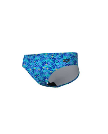 Kąpielówki slipy męskie Arena Men's Pooltiles Brief Blue Multi