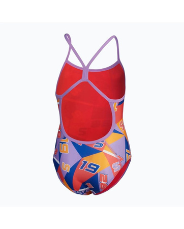 Strój kąpielowy jednoczęściowy dziewczęcy na basen Speedo Allover Blue