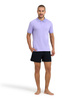 Koszulka polo męska Arena Men's Poloshirt Solid Cotton Piquet Lavanda Dark Lavanda
