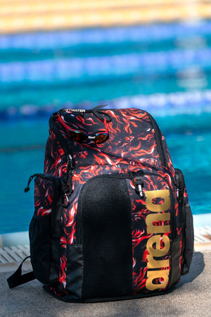 Plecak sportowy na basen trening Arena Spiky III Backpack 45 Allover Multi Black