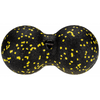 Piłki do masażu Aqua-Sport Duoball Roller EPP Black Yellow 8x16cm