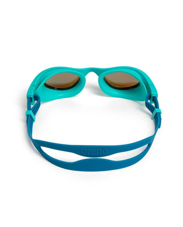 Okulary pływackie na basen Arena The One Mirror Blue Water Blue Cosmo