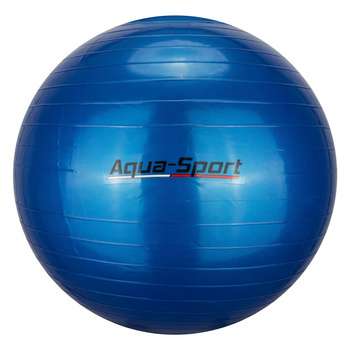 Piłka gimnastyczna Aqua-Sport Powerstrech Antiburst Blue 55 cm