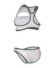 Strój kąpielowy damski Arena Women's Logo Brassiere Bikini Racer Back Sage Multi