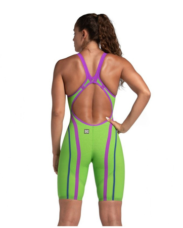 Strój startowy damski Arena Powerskin Women's Primo Emerald Boa OpenBack