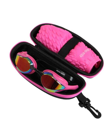 Etui do okularów do pływania Aqua-Sport Goggle Case Pink