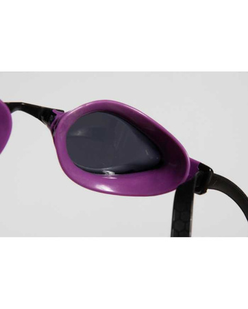 Okulary startowe pływackie na basen Arena Airspeed Dark Smoke Purple
