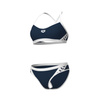Strój kąpielowy damski Arena Women's Icons Bikini Cross Back Solid Navy-White