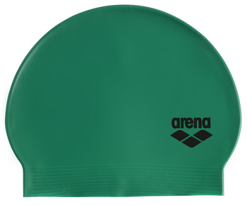 Czepek pływacki na basen lateksowy unisex Arena Soft Latex II Dark Green