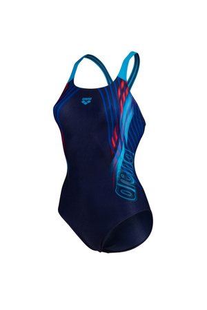 Strój kąpielowy damski Arena Women's Underwater Swimsuit Pro Back Navy Multi