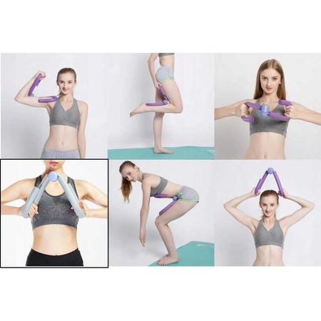 Motylek agrafka do ćwiczeń Aqua-Sport Powerstrech Leg Beautifier Grey