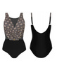 Strój kąpielowy damski jednoczęściowy Self Barbados 6 Black Print