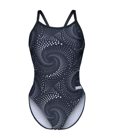 Strój kąpielowy damski Arena Women's Fireflow Swimsuit Challenge Black Team Black