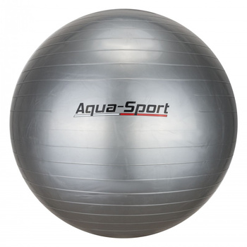 Piłka gimnastyczna Aqua-Sport Powerstrech Antiburst Grey 65 cm