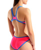 Strój kąpielowy damski Arena Women's One BigLogo One Piece Shocking Pink-Blue River