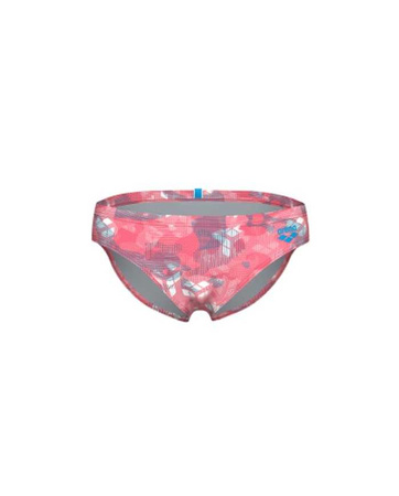 Kąpielówki slipy męskie Arena Men's Briefs Allover Calypso Coral Multi