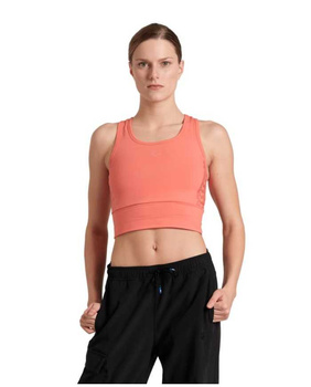 Top koszulka damska sportowa Arena Women's Team Stripe Calypso Coral