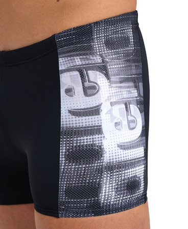 Kąpielówki męskie Arena Men's Overlap Swim Short Black White Multi 