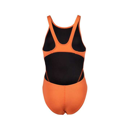 Strój kąpielowy dziewczęcy Arena Girl's Team Swimsuit Swim Tech Solid Nespola Asphalt