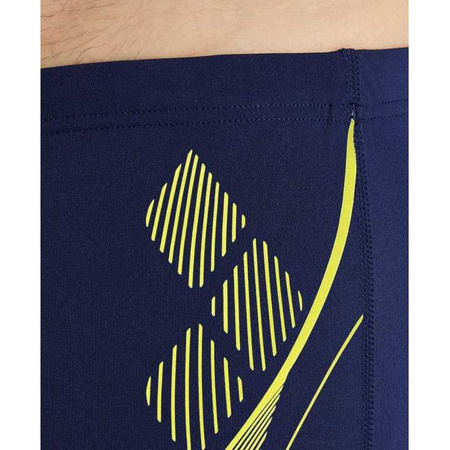 Kąpielówki bokserki męskie Arena Men's Swim Short Graphic Navy Soft Green