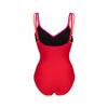Strój kąpielowy damski Arena Women's Bodylift Elisabetta U Back Red Peonia Red Rose Violet