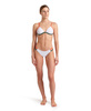 Strój kąpielowy damski Arena Women's Pro File Bikini Triangle White Sage Calypso Coral