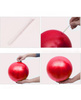 Piłka gimnastyczna do ćwiczeń pilatesu Gerui Red 2 x 25cm