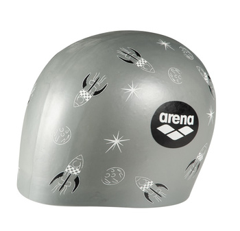 Czepek pływacki unisex Arena Poolish Moulded Rocket Silver