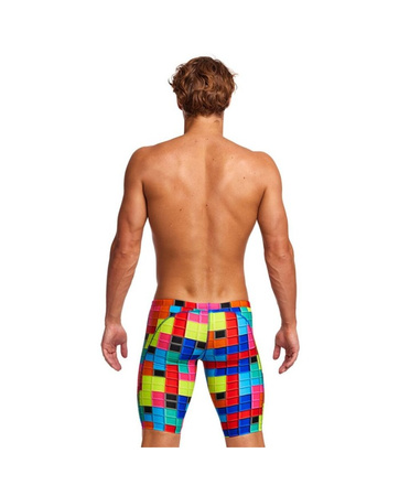 Kąpielówki jammery spodenki na basen męskie treningowe Funky Trunks Blocked