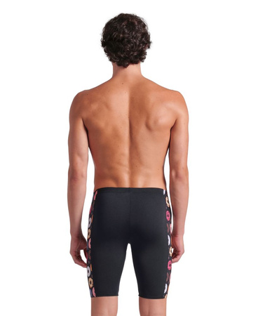 Kąpielówki jammery męskie Arena Men's Donuts Swim Jammer Black Black Multi 