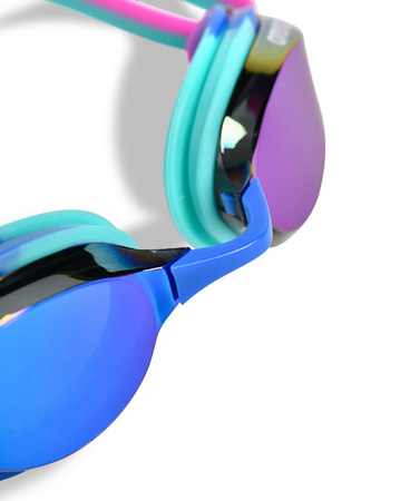 Okulary pływackie Arena Python Mirror Turquoise Water Fuchsia