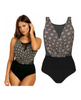 Strój kąpielowy damski jednoczęściowy Self Barbados 6 Black Print