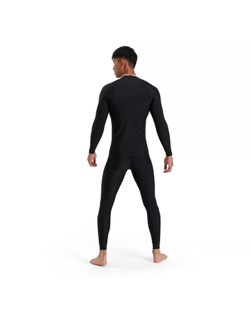 Koszulka długi rękaw do pływania męska Speedo Rash Top Black