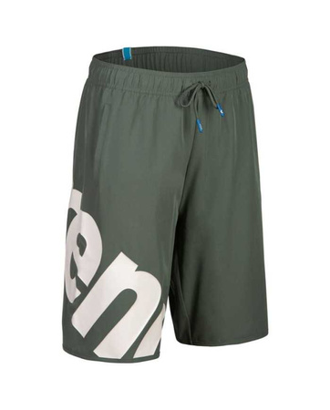 Spodenki szorty damskie Arena Logo Bermuda Sage White