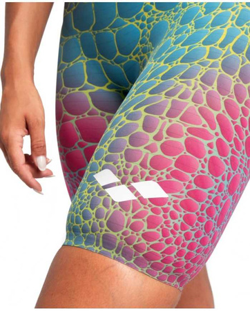 Strój startowy damski Arena Women's Powerskin Carbon Air2 Limited Edition Open Back Aurora Cayman