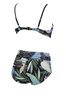 Strój kąpielowy damski Arena Women's Cecilia Two Pieces Black Multi Black