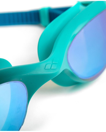 Okulary pływackie na basen Arena The One Mirror Blue Water Blue Cosmo