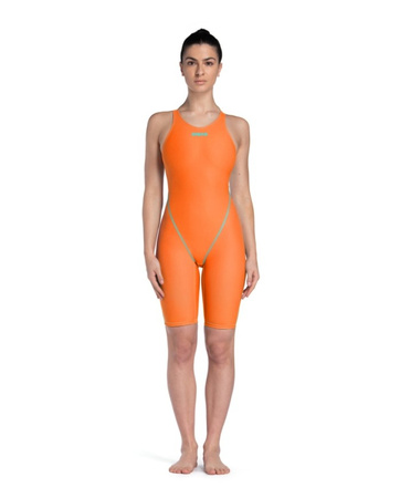 Strój startowy damski Arena Women's Powerskin ST Next Open Back Limited Edition Orange Teal