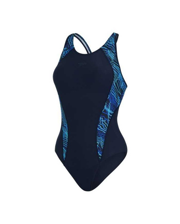 Strój kąpielowy damski Speedo Shaping Laneback Navy