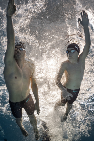 Strój startowy chłopięcy Arena Junior Powerskin Impulso Jammer Black Teal
