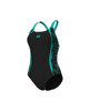 Strój kąpielowy damski Arena Women's Swim Pro Back Graphic Black Water