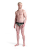 Kąpielówki slipy męskie Arena Men's Bicolore Elastic Brief Sage Black