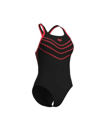 Strój kąpielowy damski Arena Women's Losange V Pro Back Black Coral