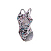 Strój kąpielowy damski Arena Women's Zinnia Party Swim Tech Back Black Multi