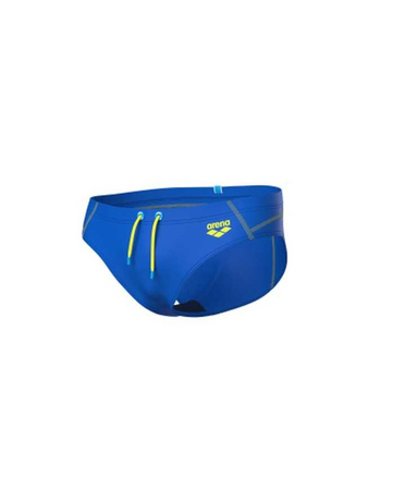 Kąpielówki slipy męskie Arena Men's Profile Briefs Blue China Green