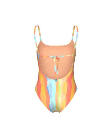 Strój kąpielowy damski Arena Women's Tie BackWater Print Swimsuit Multistrips