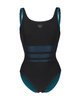 Strój kąpielowy damski Arena Women's Bodylift Rosa Wing Back Night Grey Green Blue